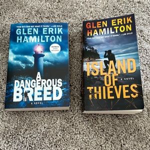 2 softback books by Glen Erik Hamilton
